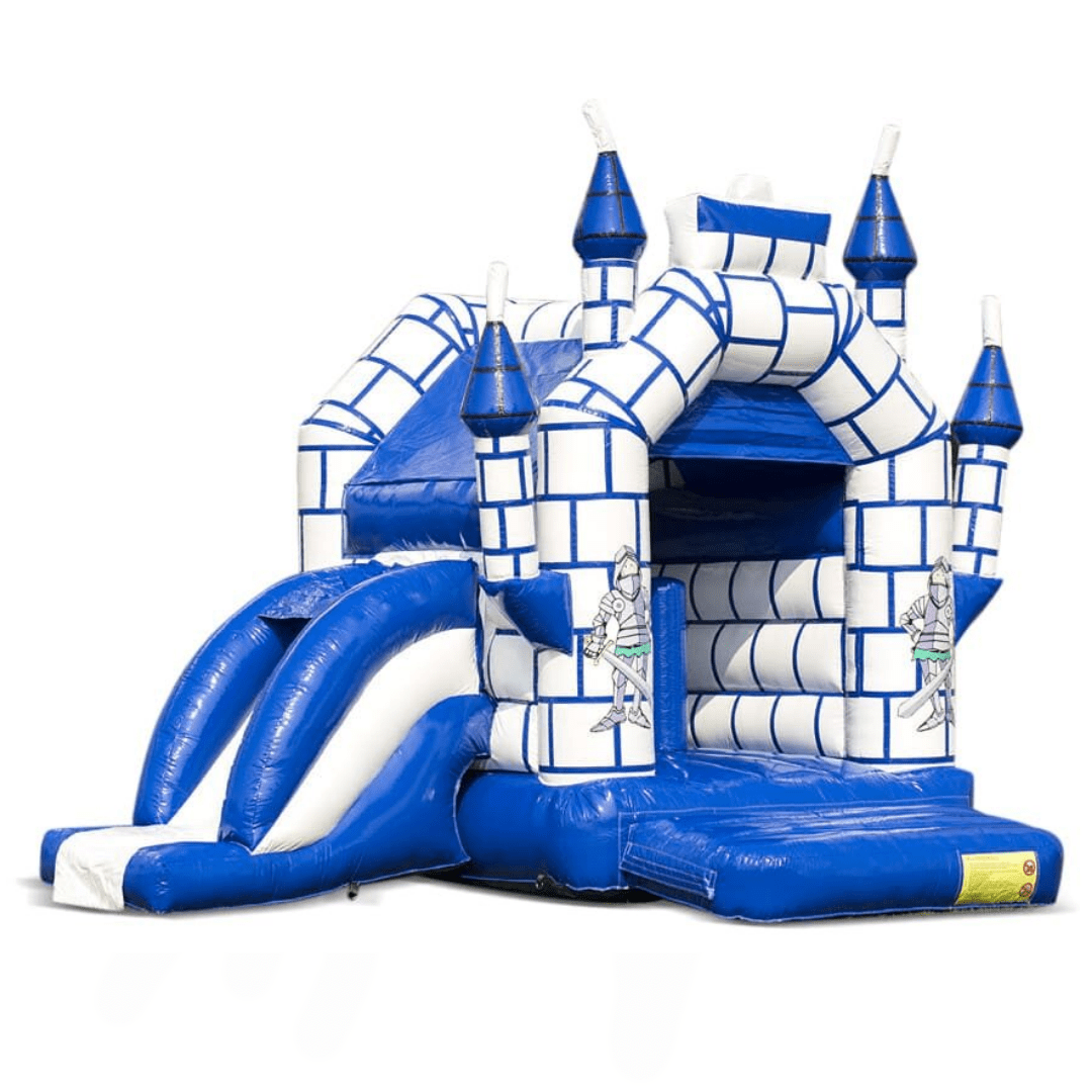 Kastély közepes ugrálóvár csúszdával