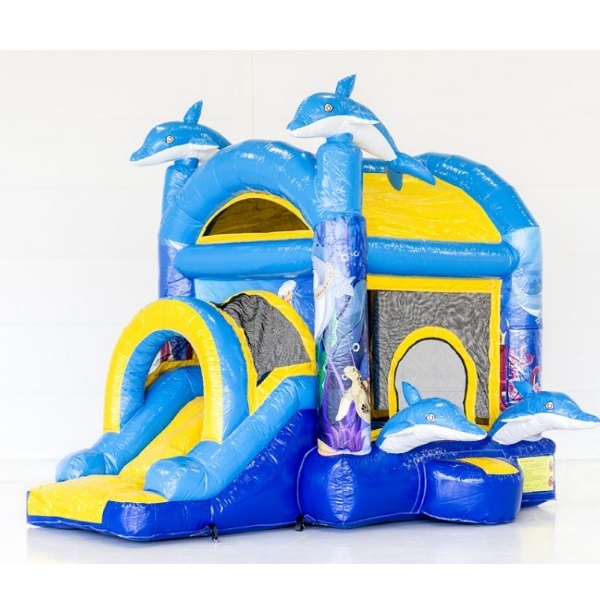 Delfines mini légvár csúszdával