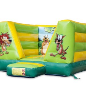 Dzsungel nyitott mini ugrálóvár