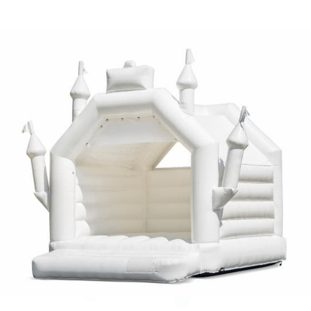 Esküvői fehér kastély ugrálóvár