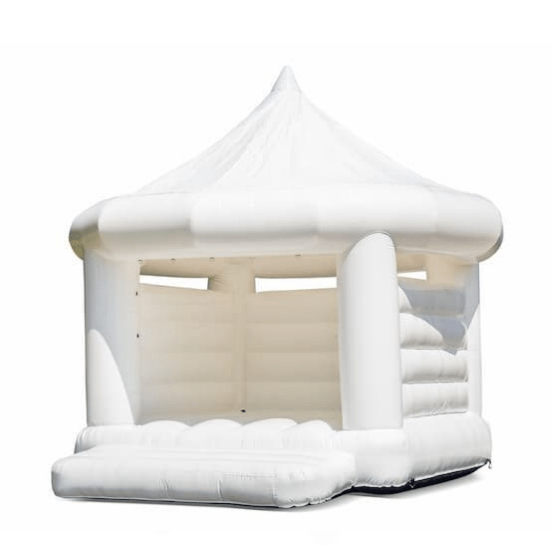 Esküvői fehér sátor ugrálóvár
