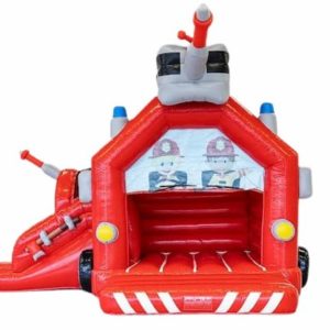 Tűzoltós nagy légvár csúszdával