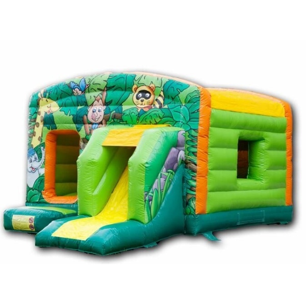 Dzsungeles zárt légvár csúszdával