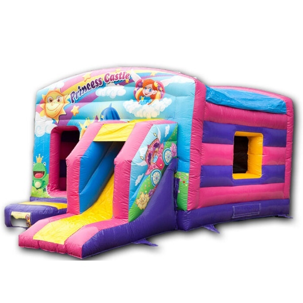 Hercegnős zárt légvár csúszdával