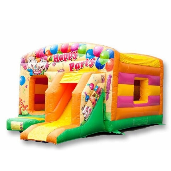 Party zárt légvár csúszdával