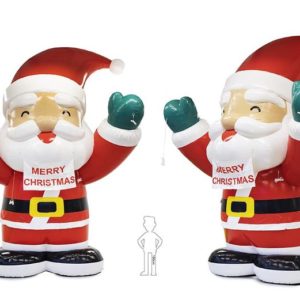 Óriás integető Mikulás 7 m