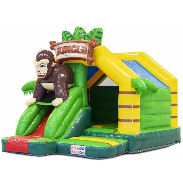 Gorillás csúszdás légvár