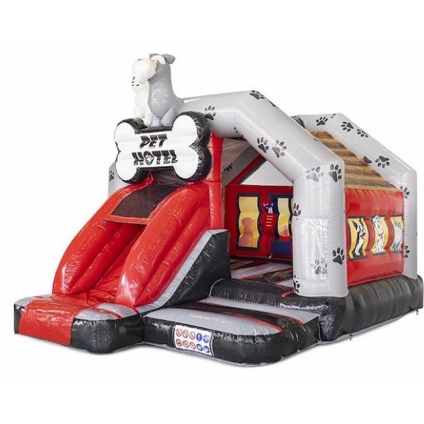 Mancs csúszdás légvár