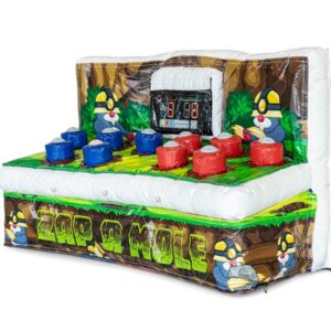 Interaktív üsd a vakondot játék