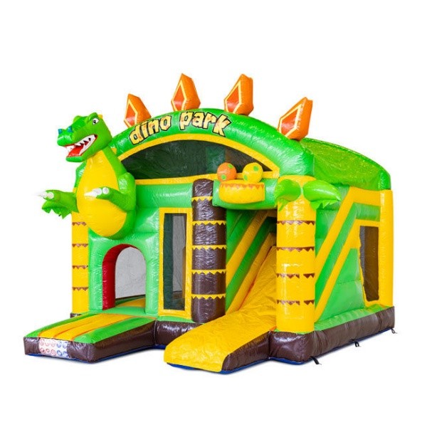Dínó kisfunny légvár tetővel