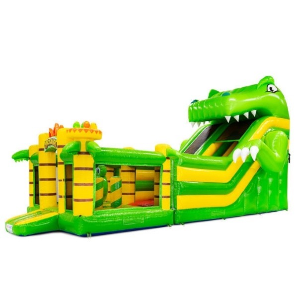 Akadálypályás dínós óriás csúszda