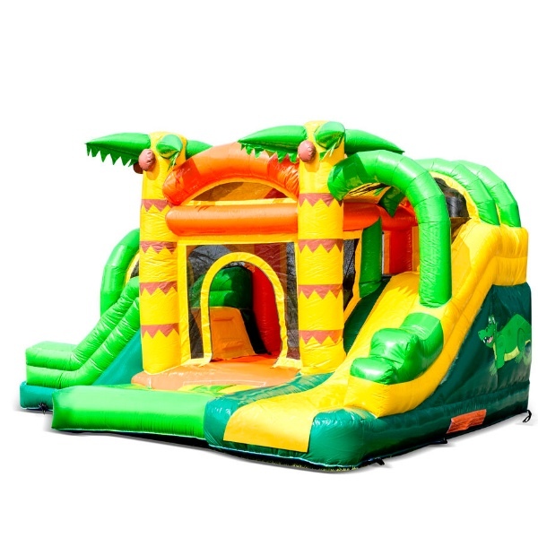 Dzsungel Légvár Dupla csúszdával