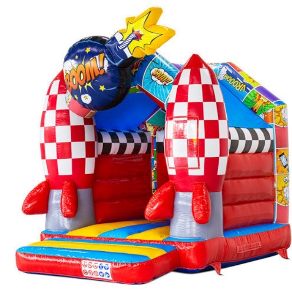 Képregény közepes ugrálóvár