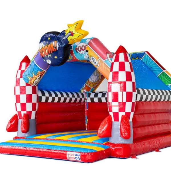 Képregény óriás ugrálóvár