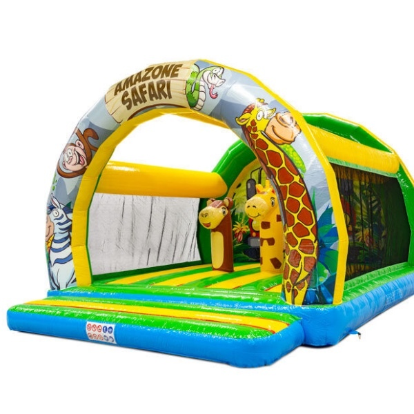 Szafari óriás ugrálóvár akadállyal