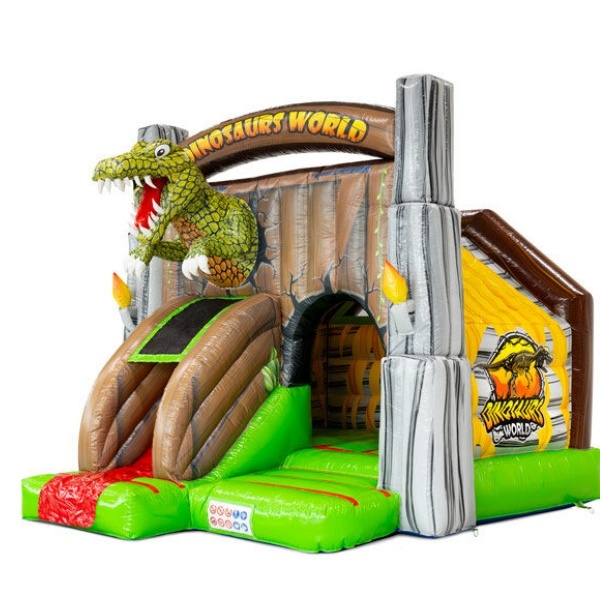 T-rex csúszdás légvár