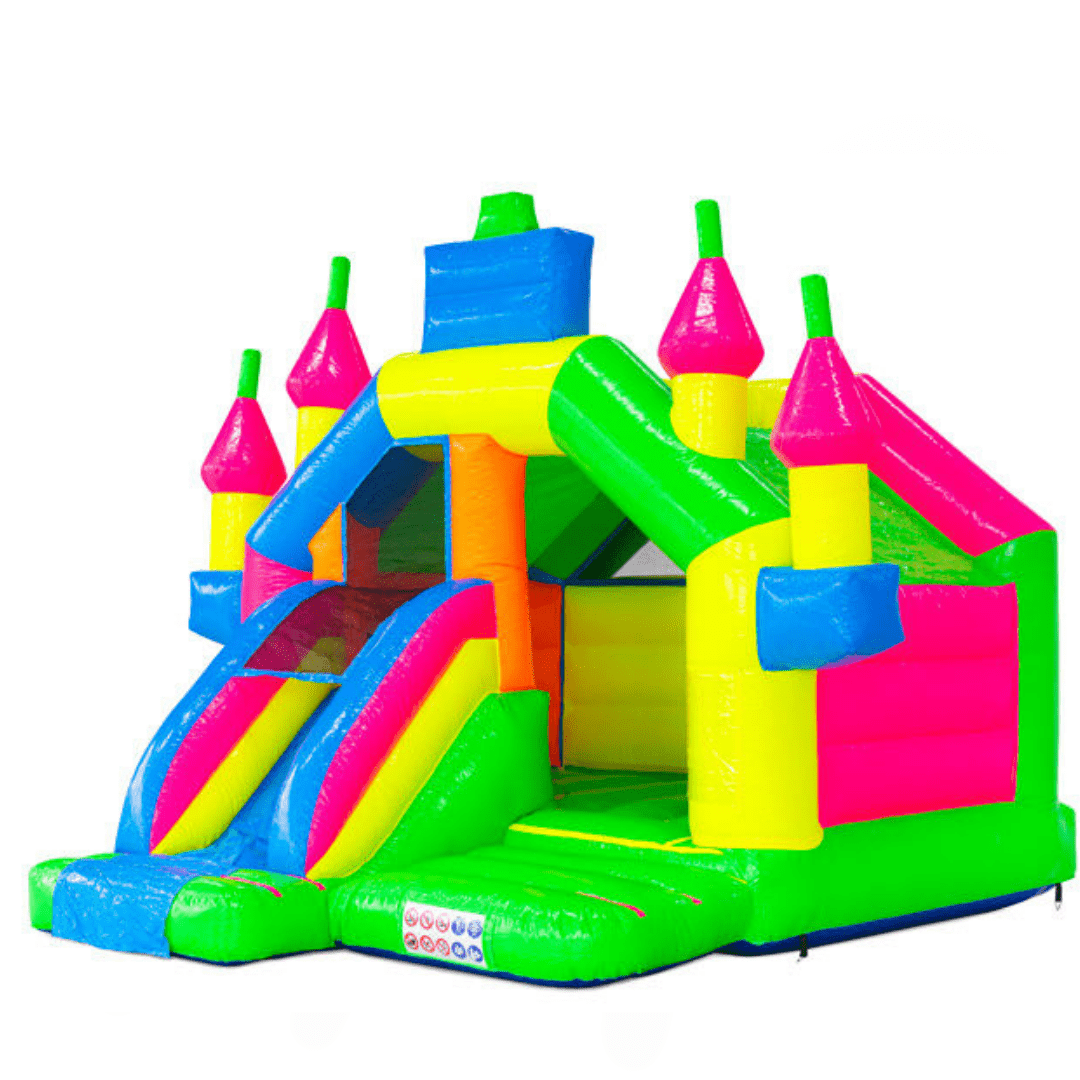 Neon kastély csúszdás légvár